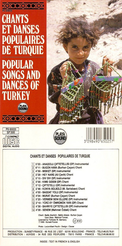 Chants Et Danses Populaires De Turquie