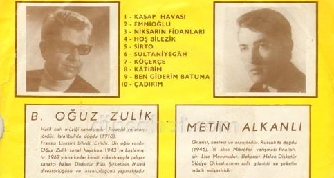 Oguz Zulik Ve Metin Alkanlı Diskografisi